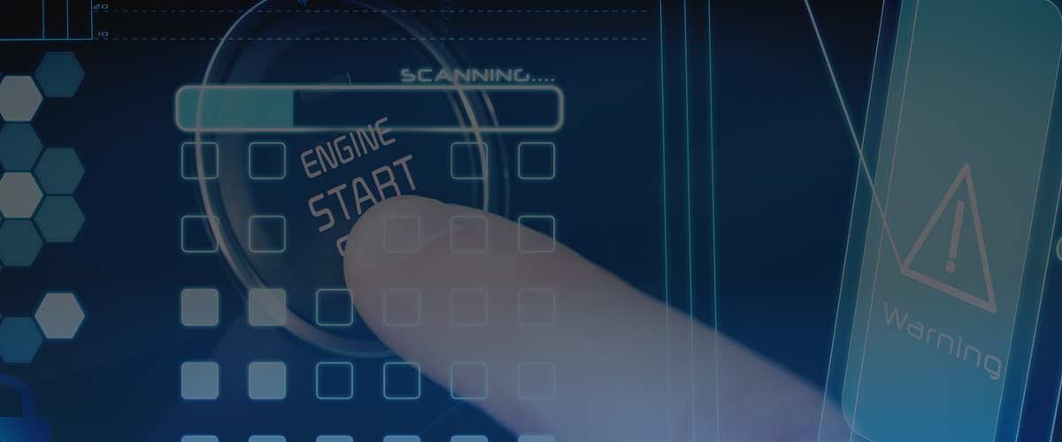 digital graphics with start button superimposed over blue background