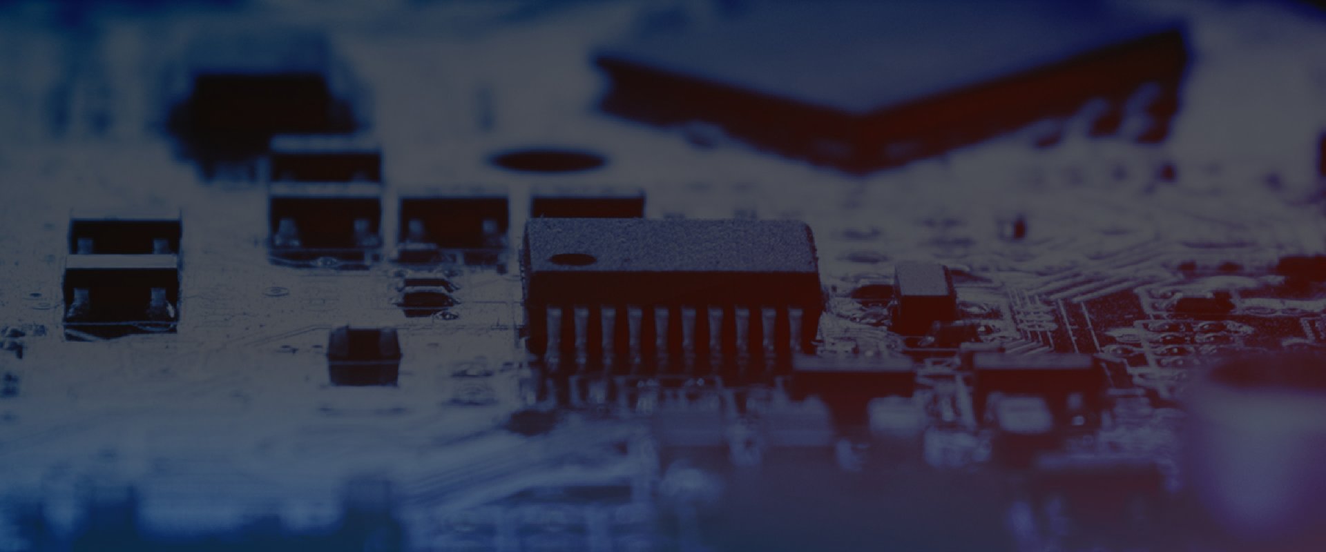 Close up of a circuit board